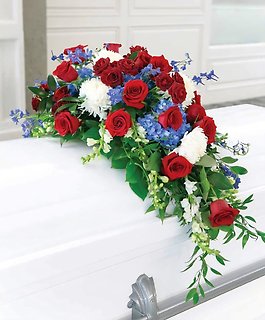 Patriotic Casket Cover
