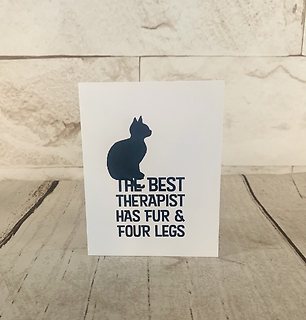 Cat Therapist Card