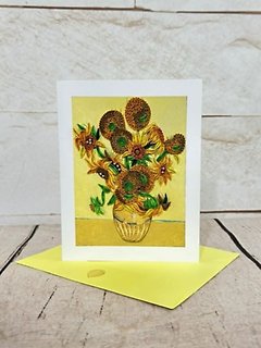 Van Gogh Sunflower Quilling Card