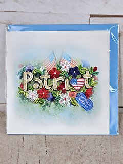 Patriot Quilling Card