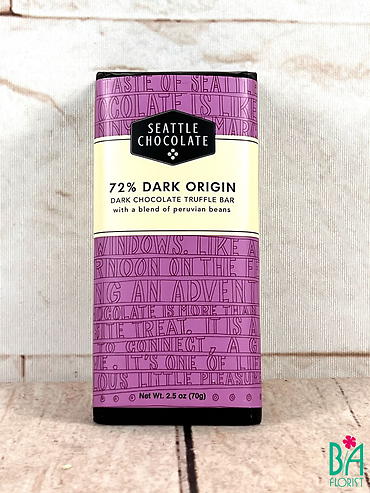 72% Dark Origin Truffle Bar