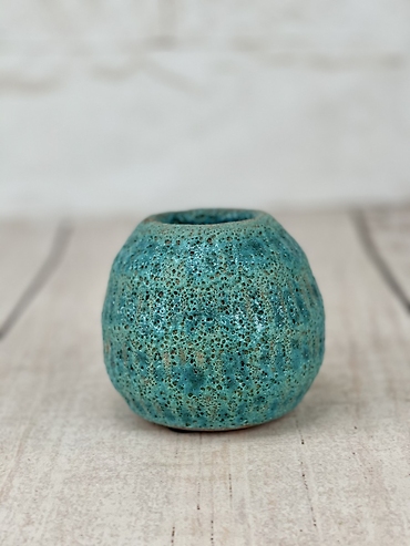 Teal Coral Vase