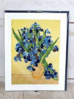 Irises Van Gogh Quilling Card