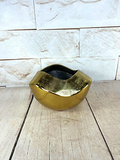 Gold Abstract Container