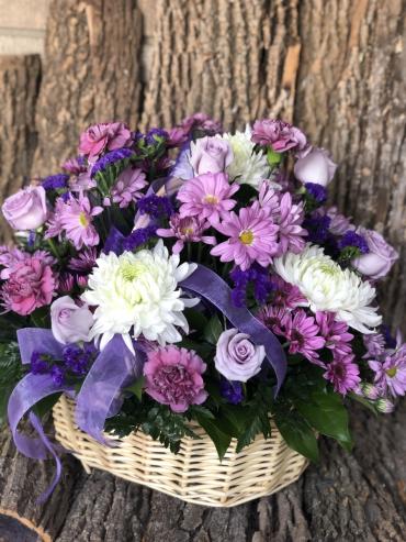 Lavender &#038; Purple Basket