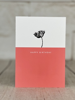Birthday Poppy Card
