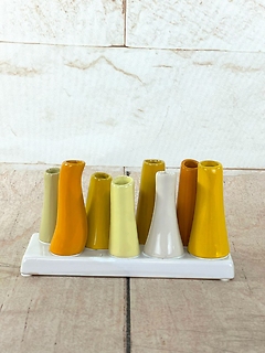 Yellow Chive Vases