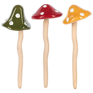 Mushroom Plant Stake