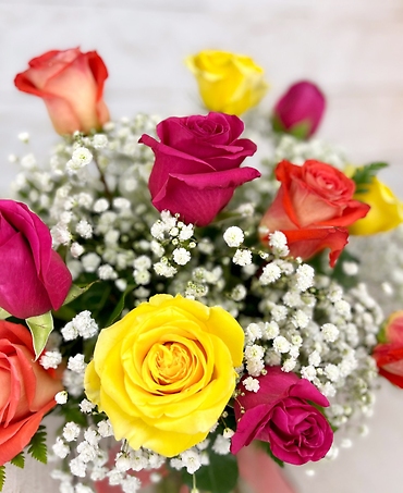 Colorful Rose Arrangement