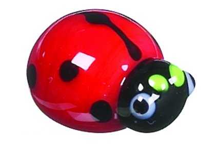 Glass Ladybug Pocket Charm