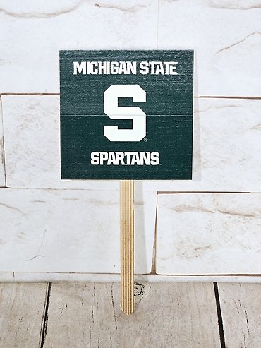 MSU Wooden Sign