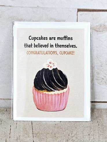 Cupcake Congrats Card