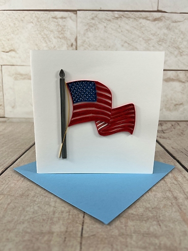 America Quilling Card