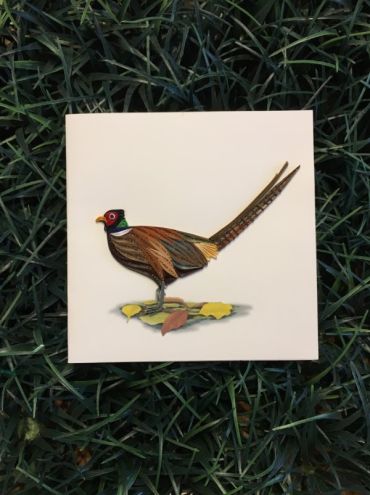 Quilling Pheasant Card