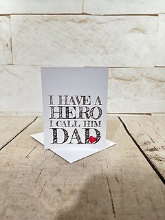 Hero Father\'s Day Card
