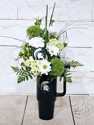 MSU Tumbler Arrangement