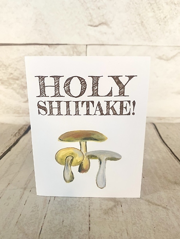 Holy Shitake Card