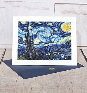 The Starry Night Quilling Card