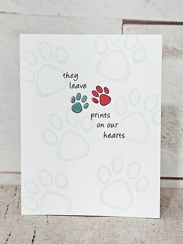 Pawprints Card