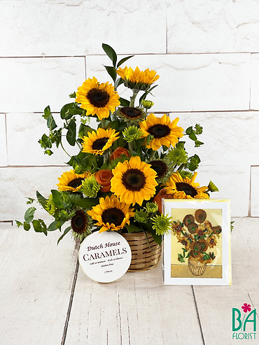 Sunflower Quilling Card Premium Gift Set