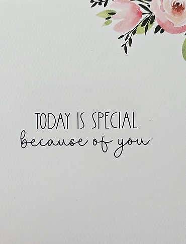 Rose Happy Birthday Card