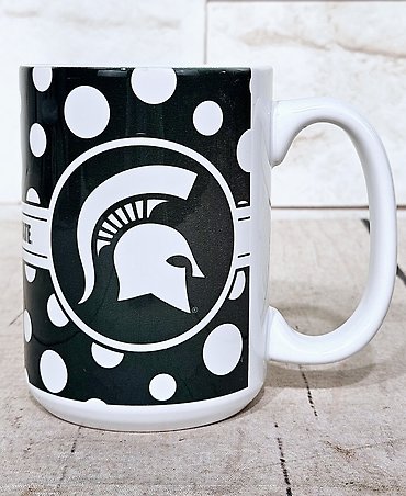 Polka Dot MSU Mug
