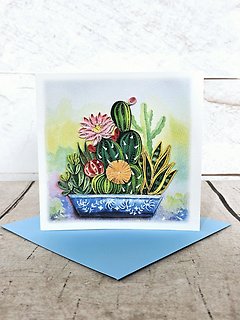 Cactus Quilling Card