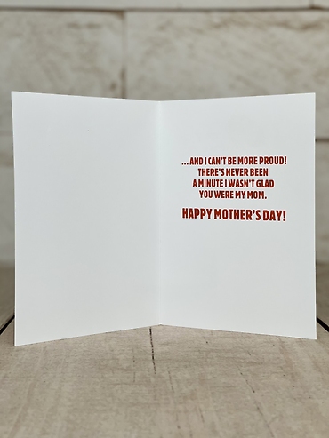 Glad You\'re My Mom Card