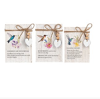 Hummingbird Memorial Block