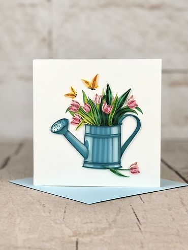 Happy Gardening Quilling Card