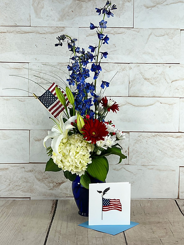 Patriot\'s Vase With Card