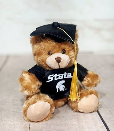 MSU Graduation Bear