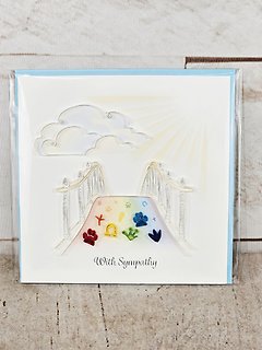 Rainbow Bridge Quilling Card