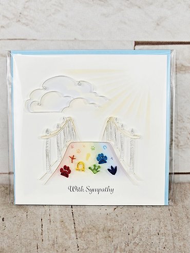 Rainbow Bridge Quilling Card