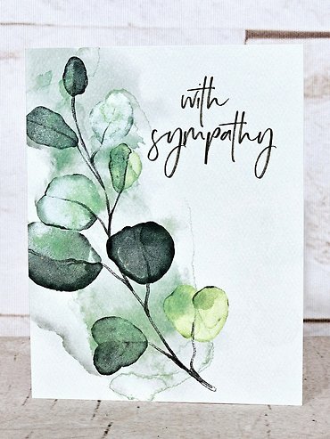 With Sympathy Card