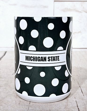 Polka Dot MSU Mug