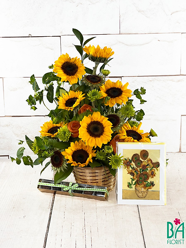Sunflower Quilling Card Premium Gift Set