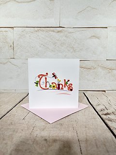 Thank you Quilling Card