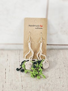 Large Crochet Earrings