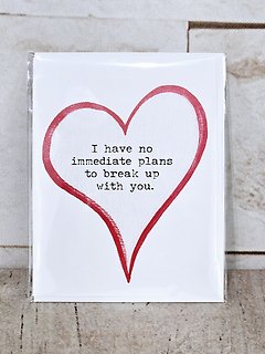 No Plans Card