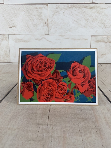 Red Roses Card