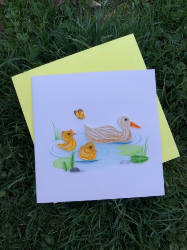 Momma and Baby Ducks Card