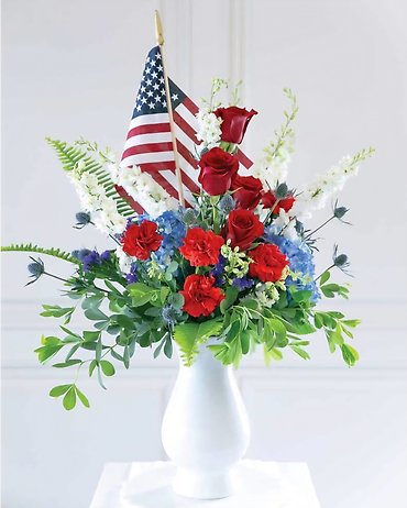 Patriotic Vase Arrangement