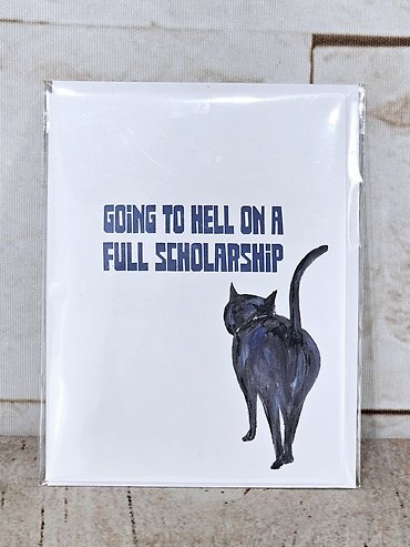 Cat Scholarship Card