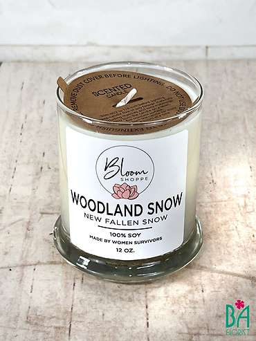 Bloom Shoppe New Fallen Snow Big Candle