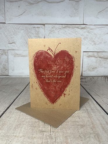Youâ€™re The One For Me Card