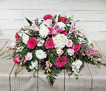 Graceful Farewell Casket Spray