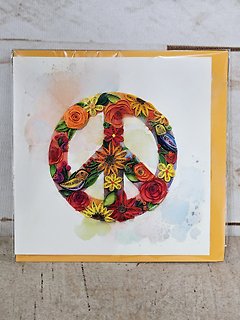 Peace Quilling Card