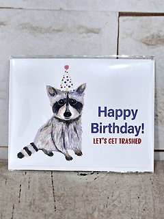 Racoon Card