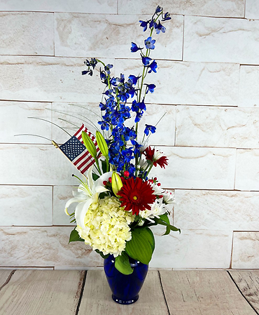 Patriot\'s Vase With Card